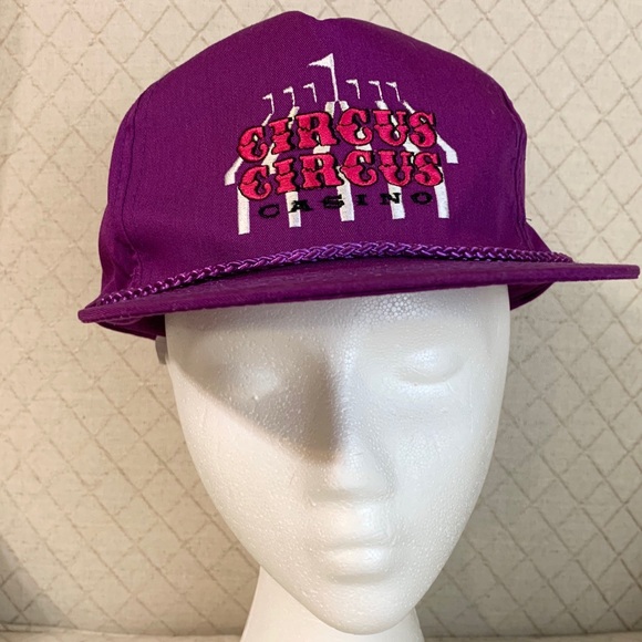 Vintage Other - Vintage SnapBack Circus Circus Purple Hat